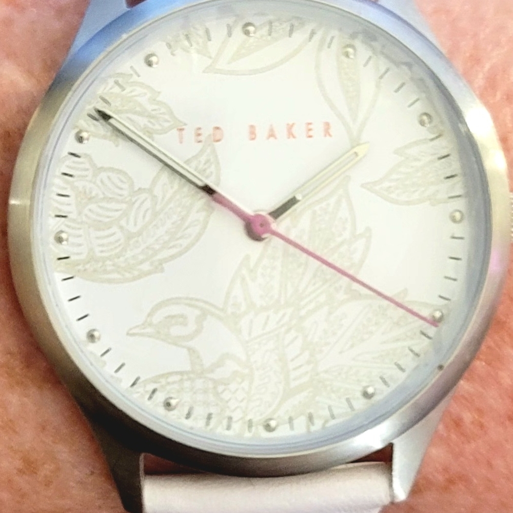 Ted Baker Silver and White Women's Watch